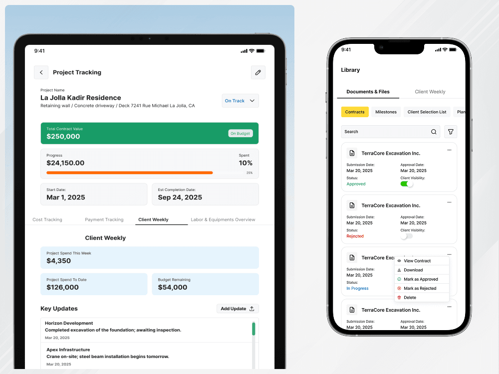 Project Management & Field Operations Platform — screen 3 of 3