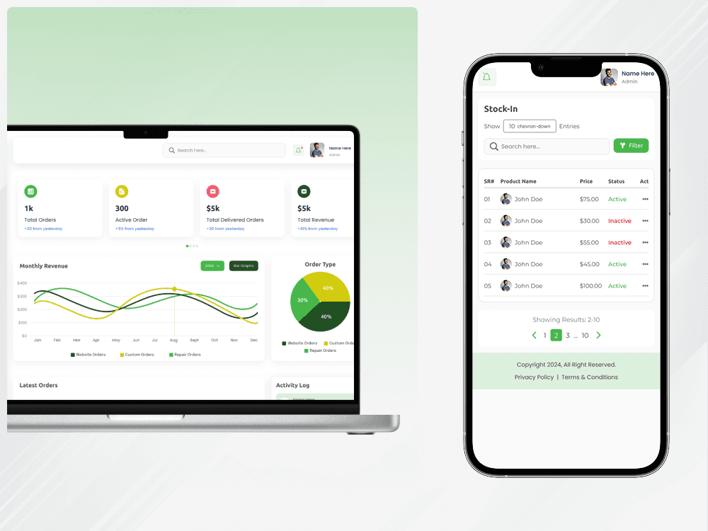 Golf Club E-Commerce & Management Platform — screen 3 of 3